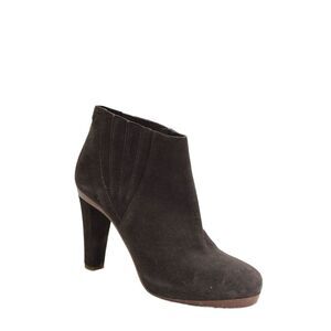 Roberto Del Carlo Womens Suede Block Heel Ankle Booties Brown Size 8